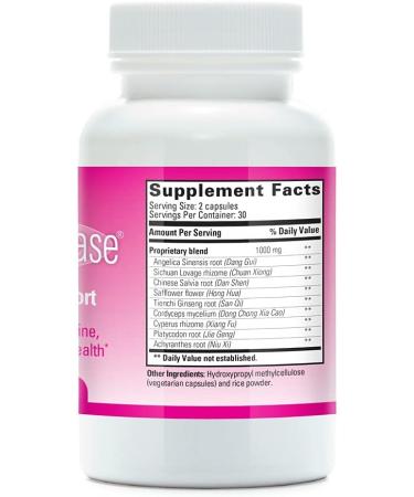 FemmePhase Advanced Menopause Support | All-Natural Herbal Supplement for Hot Flashes Cramps & Mood Changes - 60 Vegetarian Capsules - Buy Online on GoSupps.com