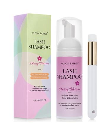 Lash Shampoo for Extensions | Gentle Eyelid Cleanser 150ml | Deep Cleansing & Nourishing Foaming Makeup Remover - Arison - Buy Online on GoSupps.com