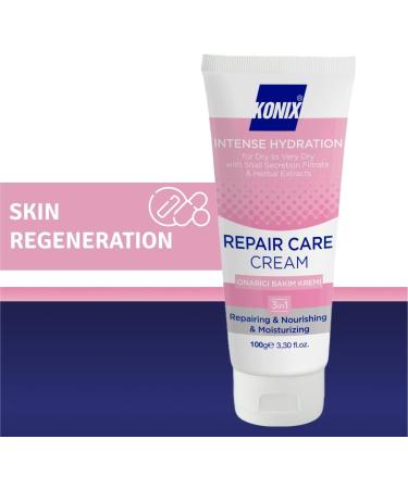 KONIX Barrier Cream face Moisturize Protects And Soothes Dry Sensitive Skin Enriched With Vitamin E For Skin Regeneration And Elasticity Formula 100 Gr - Buy Online on GoSupps.com