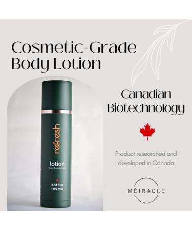 Refresh Nourishing Skincare Body Lotion - Deep Hydration for Dry & Sensitive Skin | Eco-Friendly Refillable Pump - Buy Online on GoSupps.com