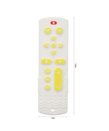 Silicone TV Remote Control Teether Toy - Bright Color Textured Buttons for Newborns - Buy Online on GoSupps.com