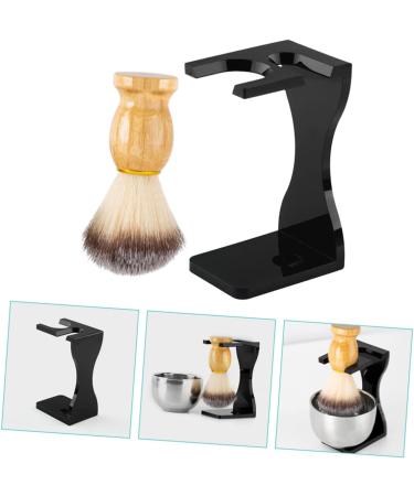 PopetPop Men's Razor Set - 4-Piece Facial Salon Brush & Hair Removal Kit | Comfortable Styling & Grooming Tools for Black Suits - Buy Online on GoSupps.com