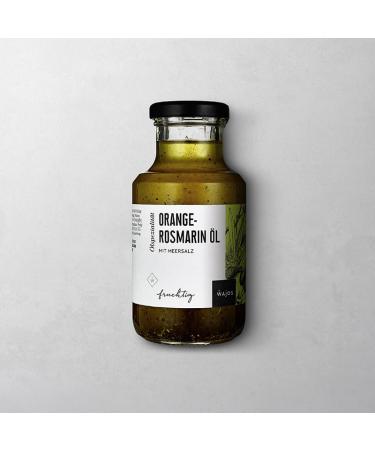 Wajos Orange-Rosemary Oil 250ml Fruity Seasoning Oil for Mediterranean Cuisine | Premium Rapeseed & Olive Oil Blend - Buy Online on GoSupps.com