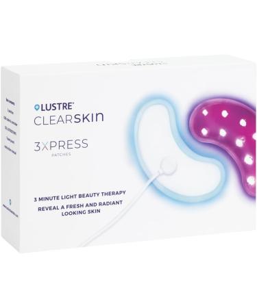 LUSTRE ClearSkin 3XPRESS Beauty Patches - Bean-shaped | Targeted area for blemish prone skin | Red & Blue light therapy beauty patches for face & body - Buy Online on GoSupps.com