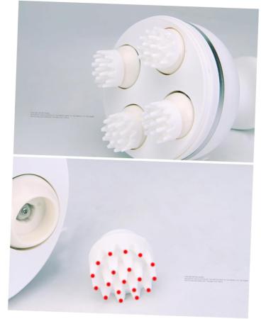 FRCOLOR 2 Pcs Electric Head Massage Brush & Scalp Massager - Relaxing White Pet Massager for International Shipping - Buy Online on GoSupps.com