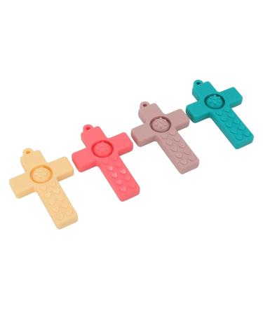 4 Silicone Baby Teething Rings - Infant Tooth Relief Soft Molar Toys for Soothing Gums - Buy Online on GoSupps.com