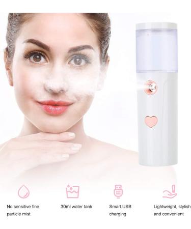 Qukaim Portable Face Sprayer Nano Face Mister 30ml USB Rechargeable Handheld Portable Face Hydration Sprayer - Buy Online on GoSupps.com