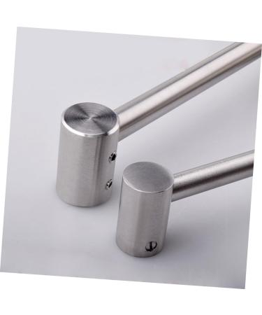 STOBAZA 1pc Robe Bedroom Steel Stainless Duty Mount for Coat Hanger Hooks with Wall Moveable Clothes Towel - Buy Online on GoSupps.com