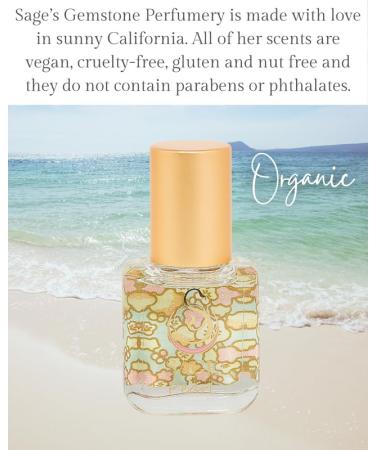 Pearl Organic Perfume Oil Extract Roll-On by Sage- 1/4 oz Vegan & Cruelty-Free Subtle Scent Vanilla Sandalwood Musk Pearl 1/4 Oz Extract Roll-On - Buy Online on GoSupps.com