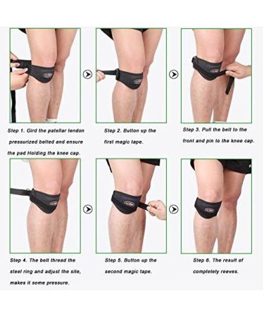 Buy Socko Jumper's Knee Strap - Black One Size Fits Most | International Shipping Available - Buy Online on GoSupps.com