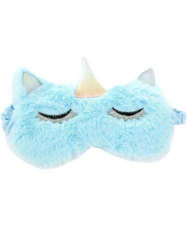 Beaupretty 3pcs Cute Sleeping Mask Set - Cartoon Eye Masks for Women Kids & Men - Sky Blue Night Blindfolds & Eyeshade - Buy Online on GoSupps.com