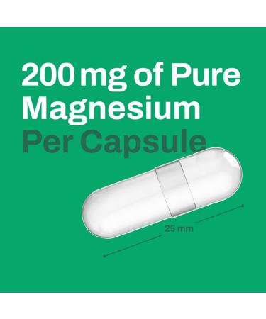 Vitasave Magnesium Bis-Glycinate 200mg | 240 Capsules - Superior Absorption for Bone Health, Sleep & Relaxation - Buy Online on GoSupps.com