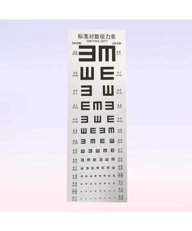 Healifty Eye Card Waterproof Vision Examination Chart - Accurate Eye Testing for All Ages | International Shipping Available - Buy Online on GoSupps.com