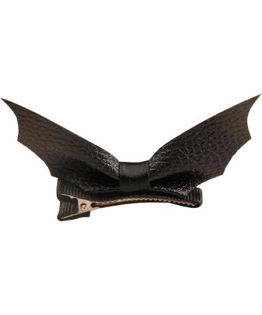 Goth Hair Clips | Black Bat Wing Hair Clips Funky Hair Clips Halloween Headwear Decorative Duckbill Ponytail Barrettes for Teen Girls - Buy Online on GoSupps.com