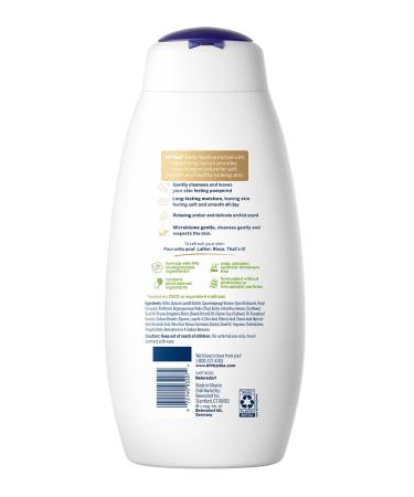 NIVEA Delicate Orchid and Amber Body Wash - 3 Pack, 20 Fl Oz Bottles - Buy Online on GoSupps.com