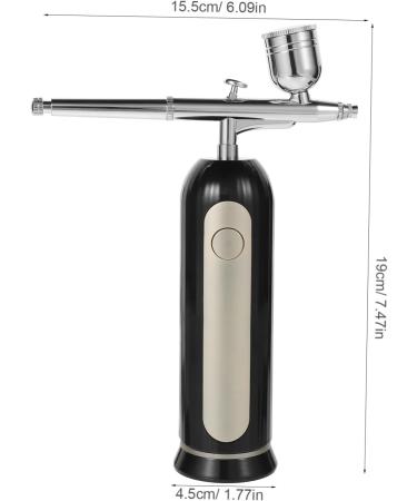 WOONEKY 1 Set Airbrush for Cake Decorating Aluminum Alloy Airbrush Nails Airbrush Kit for Nails Black - Buy Online on GoSupps.com