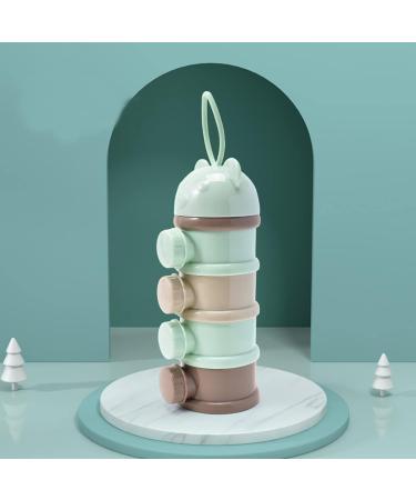 Baby Milk Powder Milk Powder Dosing Box 4 Compartments Milk Powder Box for Baby Portable Food for Fruits Snacks and Nuts - Buy Online on GoSupps.com