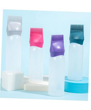 Veemoon 4 pi ces Flacons Applicateurs pour Coloration Capillaire avec Peigne Int gr Bouteilles Gradu es Pratiques pour Application Uniforme de Teinture Outils de Coiffure et Portables - Buy Online on GoSupps.com