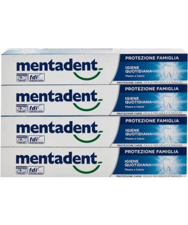 Mentadent Protezione Famiglia & Italian Gourmet Polpa - Daily Hygiene & Gourmet Food - 16x75ml + 400g Can - International Shipping Available - Buy Online on GoSupps.com
