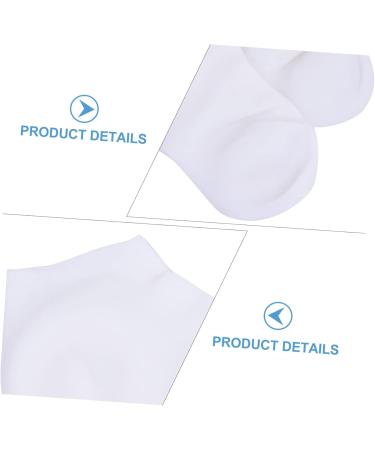 Ipetboom 1 Pair Protective Socks Silicone Socks Heel Socks Gel Socks for Cracked Feet Moisturizing Stocking Practical Design Lotion Socks Heels Socks Whitening Sebs Miss High Heel - Buy Online on GoSupps.com