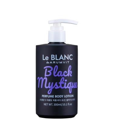 Le BLANC Perfume Body Lotion Six lux Long-Lasting Fragrances Vegan Deep Non-Sticky Hydration Mild & Soothing 10.1 fl oz Daily Moisturizer All Skin Types (Black Mystique 10.1 fl oz)