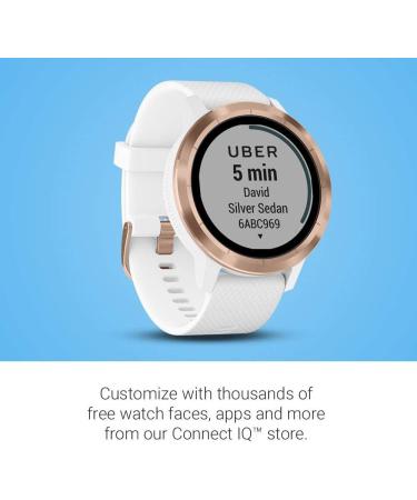 Garmin vvoactive 3 GPS Smartwatch with Contactless Payments - White/Rose Gold (Renewed) - Buy Online on GoSupps.com