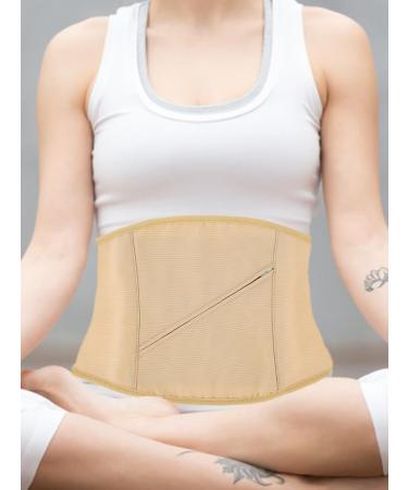2/3 Pcs Washable Reusable Neck & Waist Essential Oil Pack Set - Pump Rope Hall + Breast Pads (Khaki No. 4) | International Shipping - Buy Online on GoSupps.com