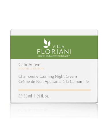 Villa Floriani Chamomile Calming Night Cream - Soothing & Hydrating Night Treatment for All Skin Types | International Shipping Available - Buy Online on GoSupps.com