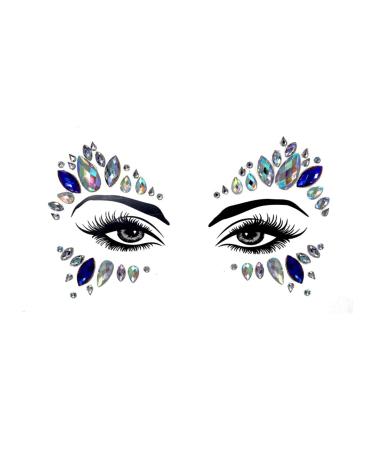 GULELAYAR Rhinestone Gem Stickers for Face - 3 Sets Festival Face Jewels Tattoo Eyes Body Gem Sticker - Temporary Crystal Tears Stones for Carnival, Music Festival, Rave Party - Buy Online on GoSupps.com