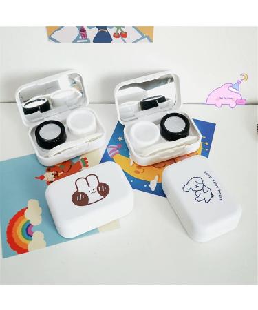Buy Miedeon Cute Multi-Colored Contact Lens Container Set - 4 Stylish Travel Cases for Lenses - Buy Online on GoSupps.com
