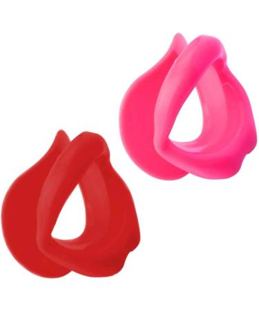 Silicone Lips Exerciser Facial Muscle Tightener Face Lifting Mouth Stretcher Trainer Red Silicone lips exerciser - Buy Online on GoSupps.com