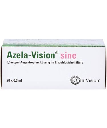 AZELA-Vision Eye Drops 0.5 mg/ml - Single Dose (20x0.3 ml) | Fast International Shipping - Buy Online on GoSupps.com