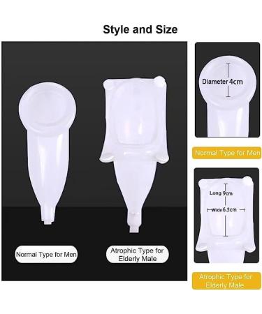 Urine Collection Bag Condom Catheter for Men - Reusable Portable Silicone Urinal with 2 Catheter Bags - Blue - Buy Online on GoSupps.com