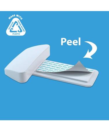 Lifty Loo Toilet Seat Handle - Lift More with Less Mess - Easy Application - 2 Pack White - Buy Online on GoSupps.com