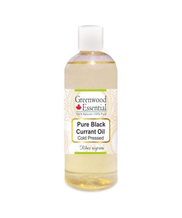Greenwood essential natural black currant oil (Ribes Nigrum) Natural -purity therapeutic quality cold -pressed 200ml (6.76 oz)
