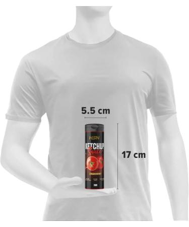 HSN Ketchup Sauce - 0% Fat 100% Flavor - by HSN | 350g 35 servings | Low in Sugar and Calories | Use - Buy Online on GoSupps.com