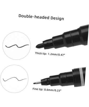 FOMIYES 50 Pcs Eyebrow Marker Pen Lip Mapping Pen Salon Mapping Pen Marker Pens Plastic Multifunction - Buy Online on GoSupps.com