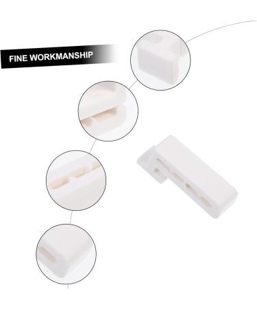 Minkissy Helmet Mask Hooks - Creative Clips for Sports Masks & Earmasks | White PVC Holder (4x2x1 cm) - International Shipping Available - Buy Online on GoSupps.com