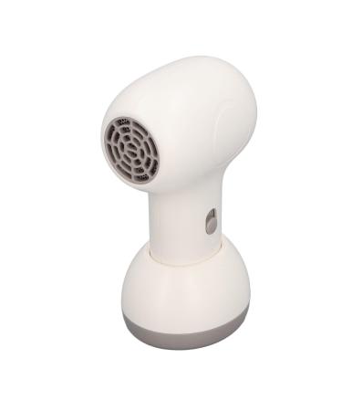 Kids Hair Dryer Lightweight Rechargeable Cordless Small Hair Blow Dryer Body Dryer with 2000mAh Battery Gentle Heat Safe for Kids Anti Scald Design Travel Baby Hair Dryer Milky White and Brown