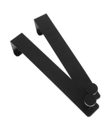 Alipis 2pcs Door Hook Hooks Clothes Hangers Clothes Rack Punch Hook Door Hanger Iron Heavy Towel Hook