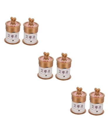 Frcolor 3 sentences Moxibusion-Box Moxa rod burner MOXA to-go container from tool Moxa gear holder Feasting Moxa device Household Filter PP 7.5x5cmx3pcs Braunx3st