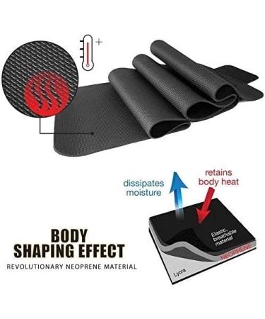 Bracoo Waist Trimmer Wrap - Sweat Sauna Slim Belly Belt for Men and Women | Abdominal Waist Trainer for Weight Loss & Core Stability | Metabolic Rate Booster | SE20 - Buy Online on GoSupps.com