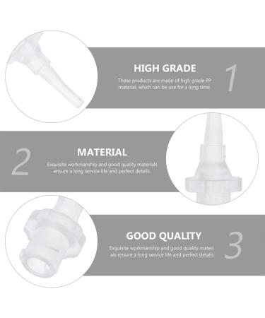 Healeved Disposable Ear Cleaner Tips - Pack of 10 | Replacement Earwax Removal Tubes for Ear Washer Bottle | Plastic Ear Washer Accessories - Buy Online on GoSupps.com