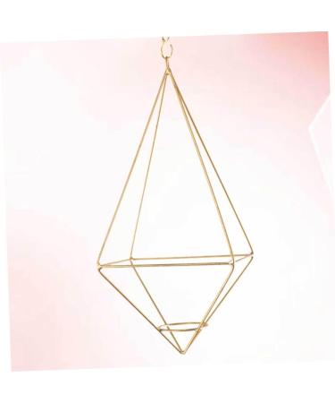 Cabilock Door Ornament Wedding Decoration Geometric Metal Tillandsia Rack Wedding Hanger Pineapple Outdoor Golden 5*12.5cm - Buy Online on GoSupps.com