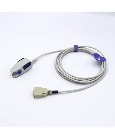 Sino-K Compatible Nellcor N-3000 N-395 N-550 N-560 SPO2 Sensor - Reusable Finger Clip 3m 14-Pin Connector CE/FDA Certified | International Shipping Available - Buy Online on GoSupps.com