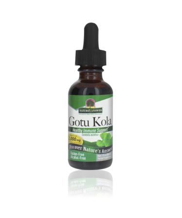 Nature's Answer Alcohol-Free Gotu Kola Herb 1-Fluid Ounce - Buy Online on GoSupps.com