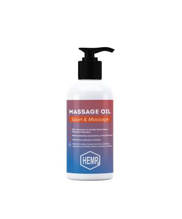 Hemp oil cold pressed with Arnika extract for muscle regenerations massage oil-250 ml.-In all types of muscle pain back shoulder foot knee contractures joints.
