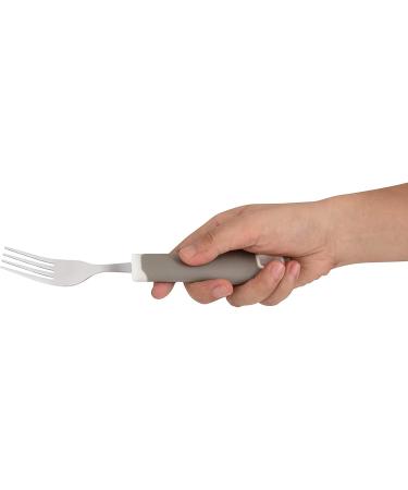 Special Supplies Adaptive Utensils 5-Piece Set for Hand Tremors, Arthritis, Parkinson's and Elderly - Stainless Steel, Non-Weighted, Non-Slip Handles - Buy Online on GoSupps.com