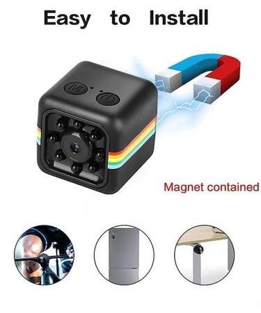 Mini WiFi Hidden Spy Camera for Home Security - Pet/Baby Monitor, Indoor/Outdoor, Real-Time Mobile Viewing - Buy Online on GoSupps.com