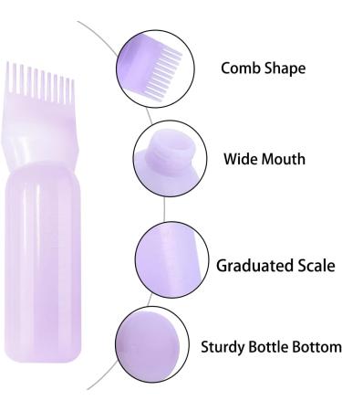 3 Piece Applicator Bottle Hair + 4 Hair Dye Brushes - Hair Dye Tool Set Applicator Bottle Hair Hair Oil Applicator Bottle Root Comb Applicator Bottle Applicator Brush Tip Tools - Buy Online on GoSupps.com